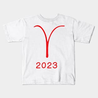 aries 2023 Kids T-Shirt